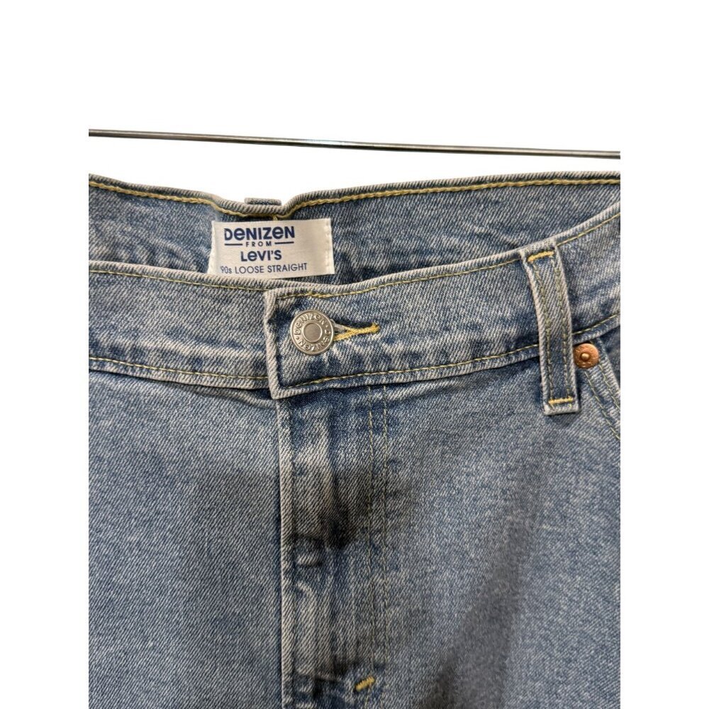 Denizen From Levis Womens Loose Straight Light Wash Jeans Size 22 NWT - Picture 3 of 5